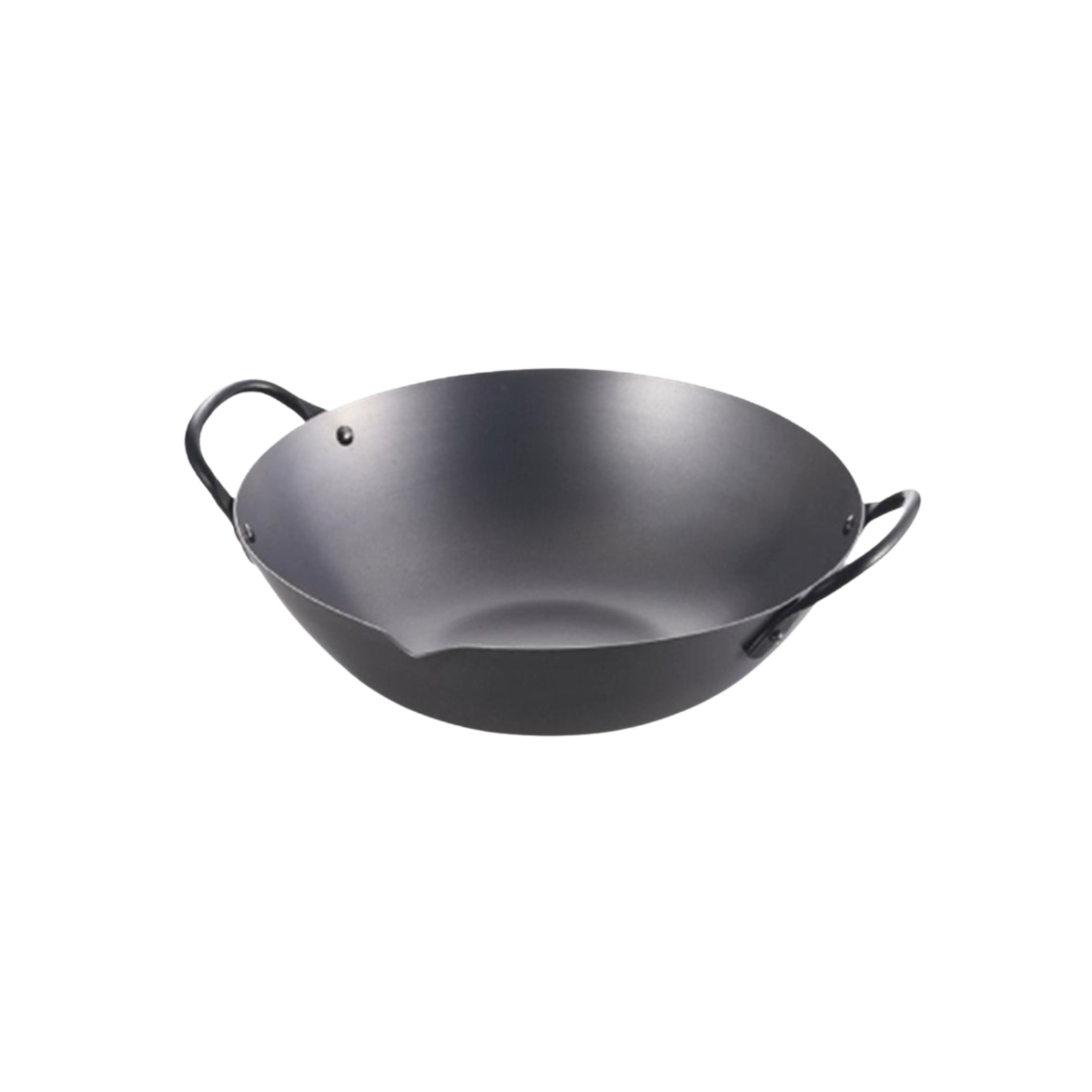 Carbon Steel Guangdong Wok 33 cm