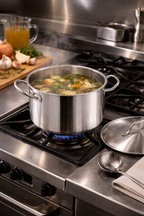 High Casserole 20 cm w/ lid 2 side handles 8" (4.6 Qts)